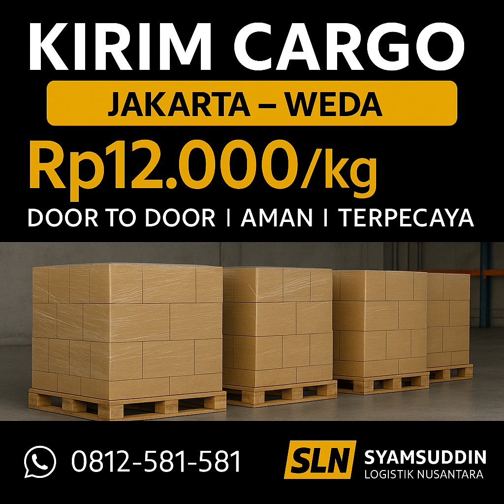 kirim cargo jakarta weda